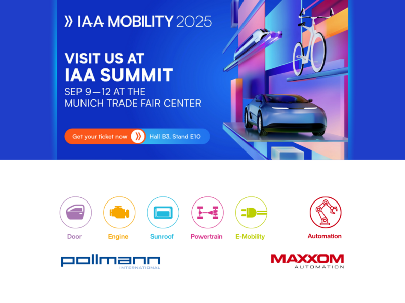 Pollmann & MAXXOM auf der IAA MOBILITY 2025